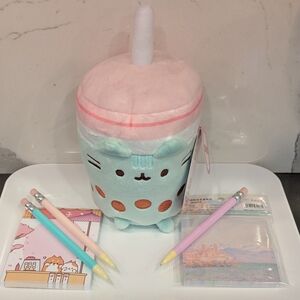 Pusheen Boba Plush & Stationary Accessories
